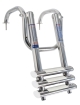 Very compact telescopic ladder with handles for gangplanks 3 steps - S.S. AISI316 (49.556.03