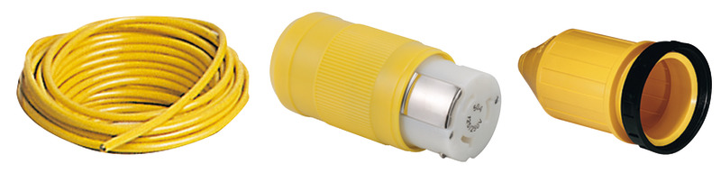 Cable w/ Marinco plug 32 A 15 m