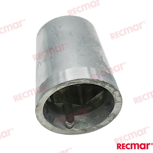 Radice Hex Anode. Shaft 50mm Zinc