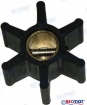 Water pump impeller OEM: Volvo: 21951342, 3586496, 833995, 875583; Nanni: 434013; Jabsco: 22405-0001, 22405-0001-P (REC3586496