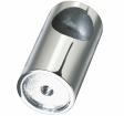 STAINLESS STEEL BASE FOR HANDRAIL - hole Ø25mm Ø30xH60mm end cap AISI316 (GS210485