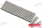 Bearing needles OEM: Mercruiser: 29-82353M, 82353M; Yamaha: 93603-21111, 9360321111 (REC93603-21111