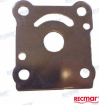 Water pump base plate OEM: Mercruiser: 11592M; Yamaha: 6G1-44323-00, 6G1-44323-00-00, 6G14432300 (REC6G1-44323-00