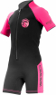 Wetsuit Junior short Thickness 2mm black/pink Size 7-8 years (DG003105