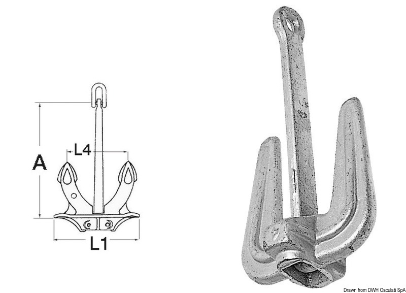Hall anchor 6 kg