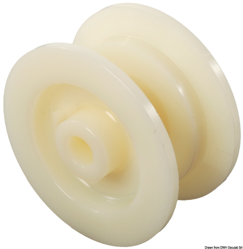 Spare pulley for rollers, big