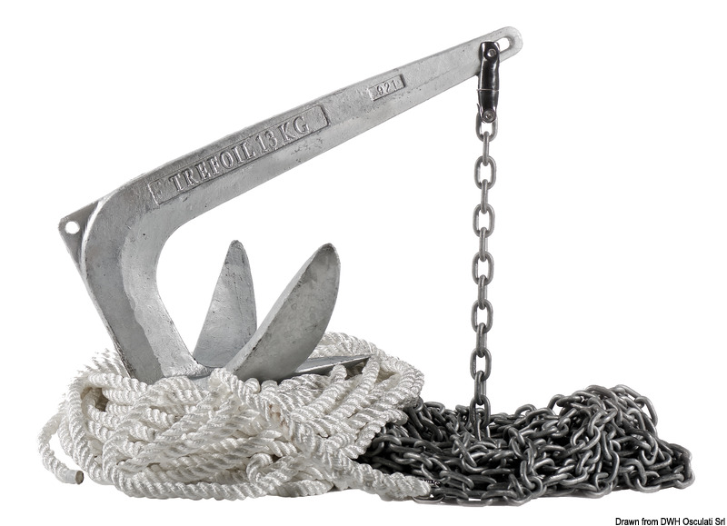 Trefoil anchor package 7.5 kg