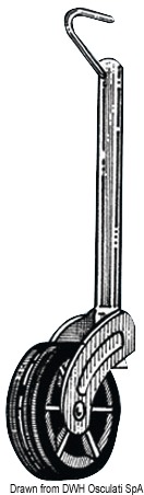 Fixed front wheel 35 mm