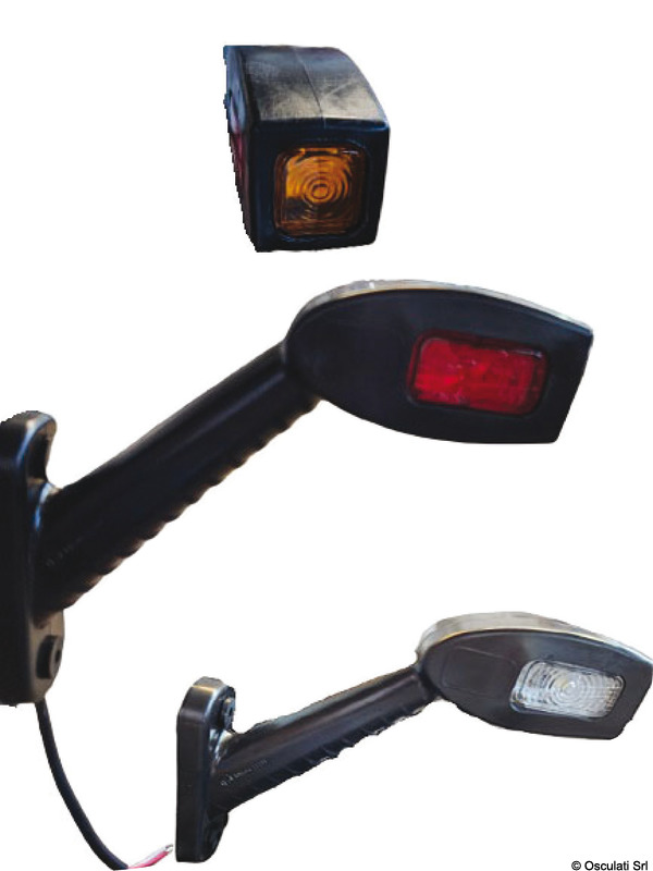 Left side position LED light rubber body