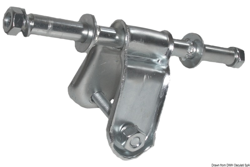 Side roller bracket, straight 30 mm