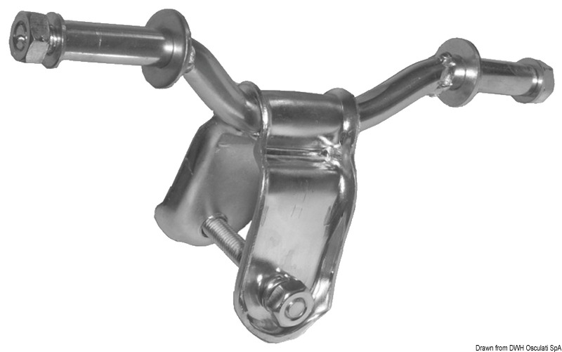 Side roller bracket, raised 30 mm