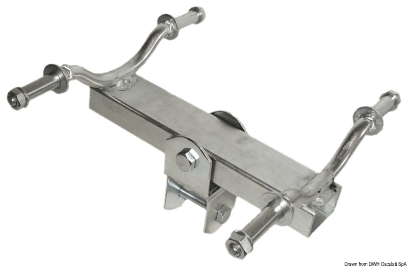 Side roller bracket, 4-roller raised 40 mm