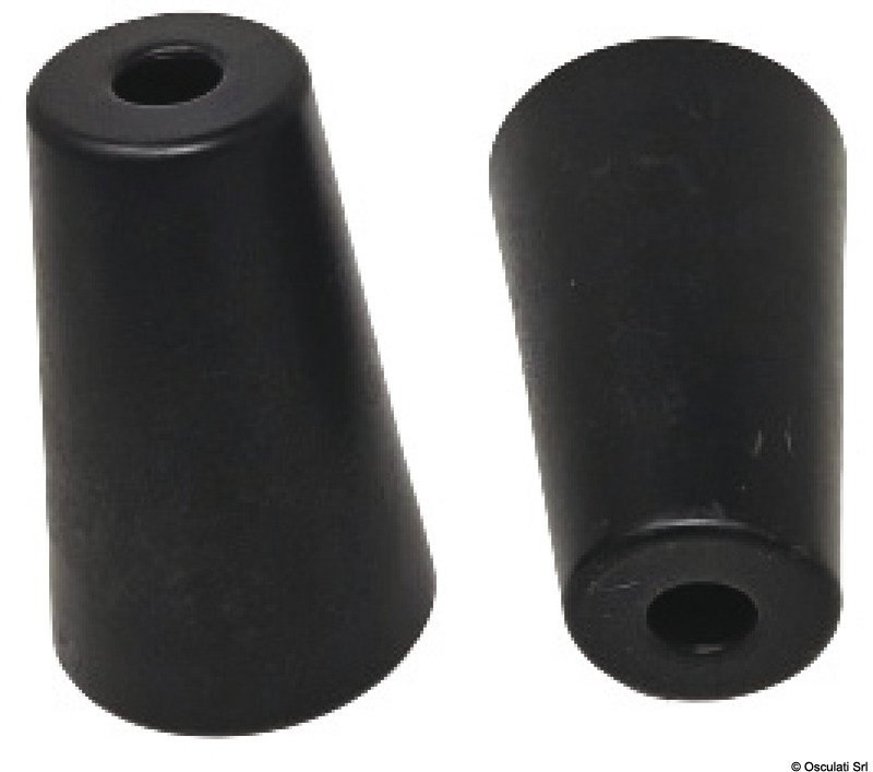 Conical side plastic roller 77.26x126 mm 21 mm