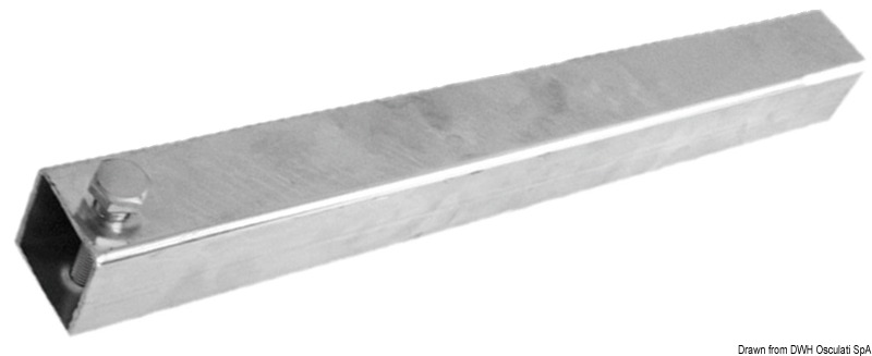 Tube for side rollers 40 x 40 mm