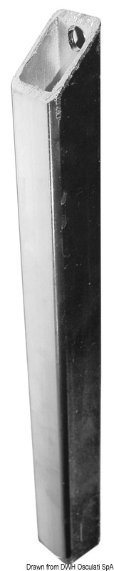 Tube for rollers 40 x 40 x 300 mm