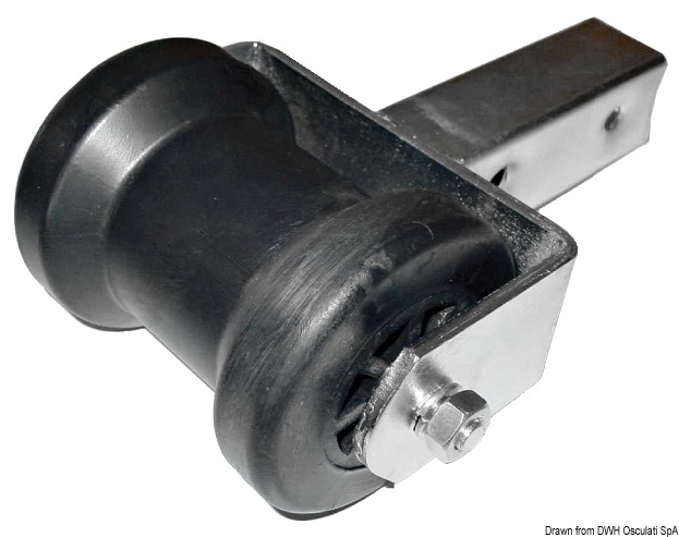 Fixed central roller 40 x 40 mm