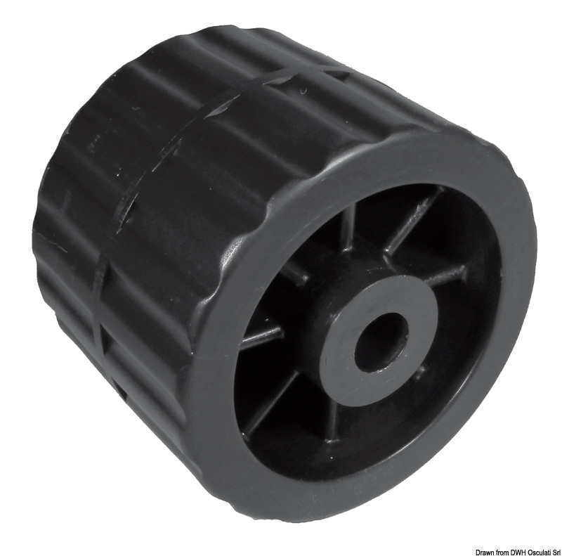 Side roller black Ø 15 mm