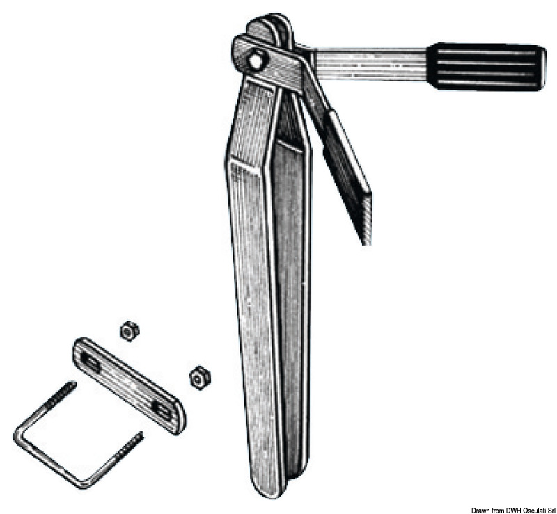 Complete bow holder H 50 cm