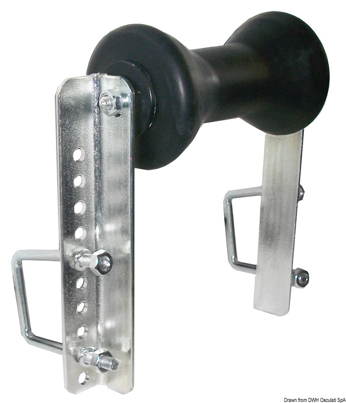 Large central single roller with reinforcements