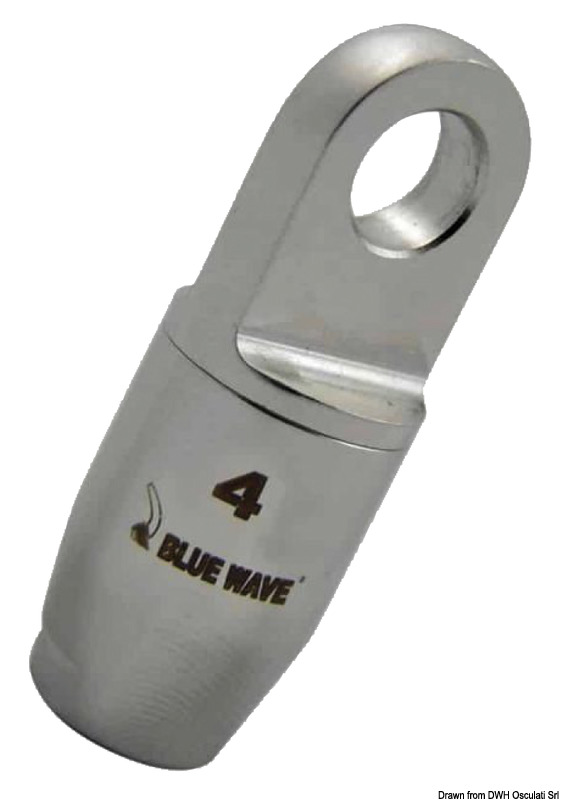 Eye terminal for textile rig Ø 5 mm