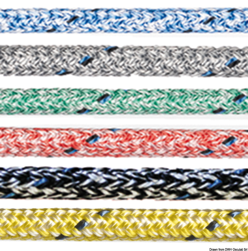 Marlow Doublebraid marble blau 10 mm