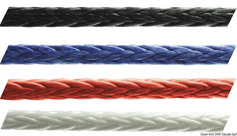 Marlow Excel D12 braid, red 4 mm