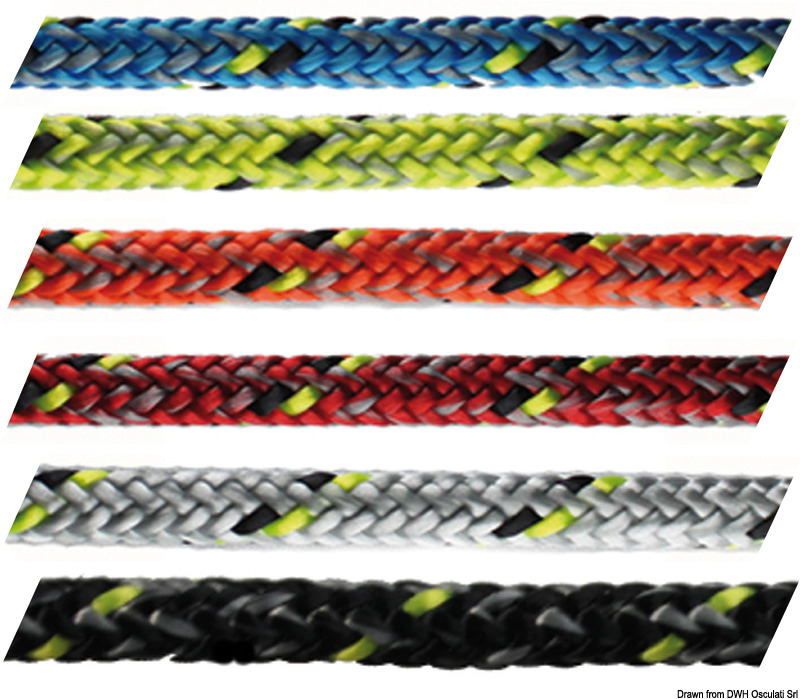 Marlow Excel Racing braid, red 6 mm