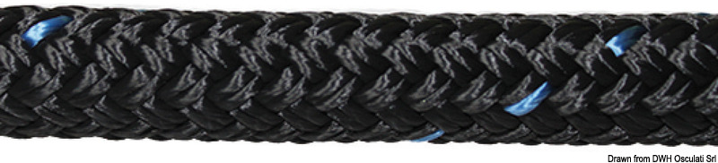 MARLOW Blue Ocean 12 mm - 6 m black