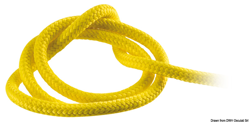 Mooring line ground anchorage 26 mm yellow