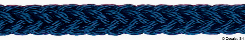 All Round blue braid 12 strands 22mm