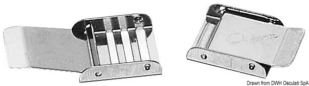 SS fastening buckle f. belt size 40 mm