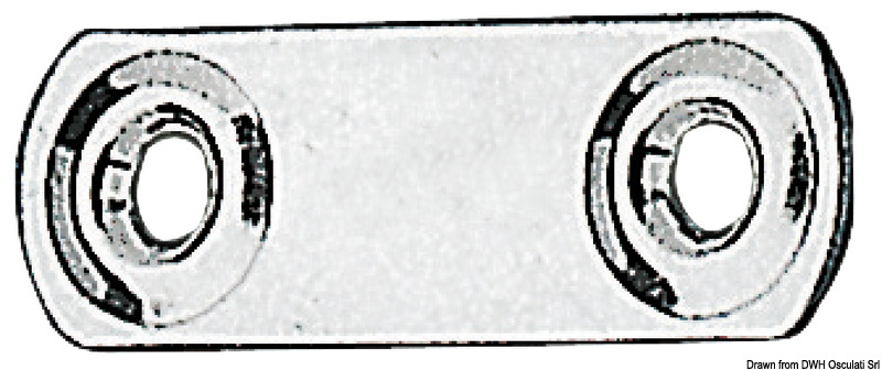 Plate for belt fixing 50 x 16 mm