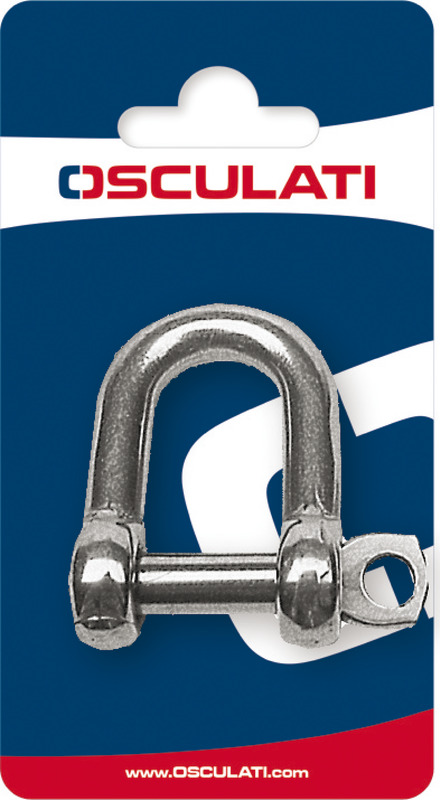 SS AISI 316 D-shackle 14 mm (retail 1 pc.)