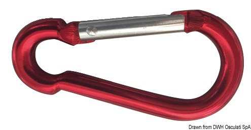 Carabiner hook light alloy 60 mm