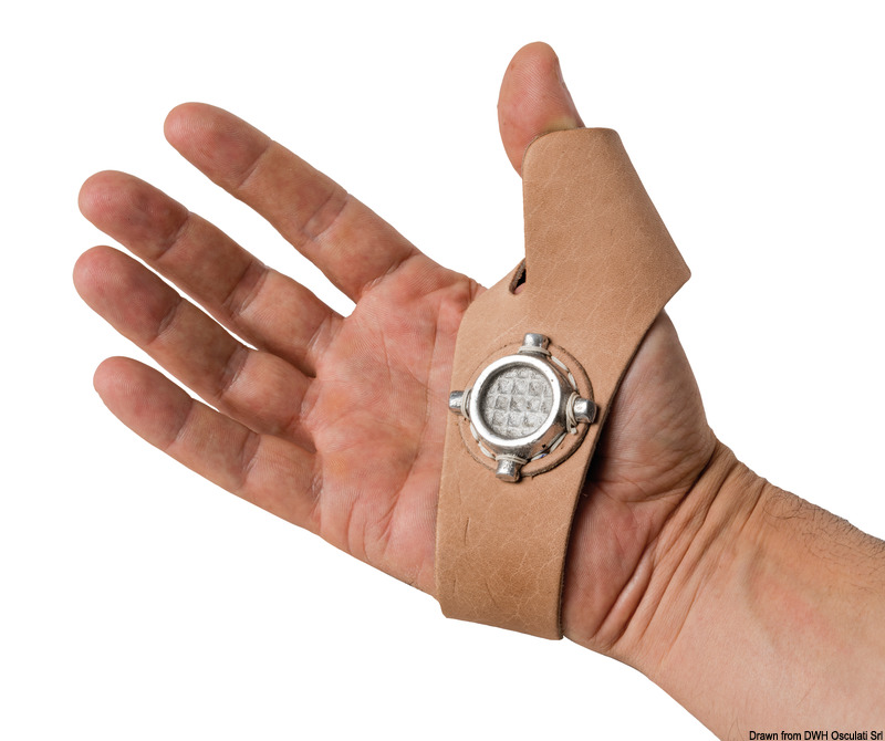 Sewing reinforced palm left