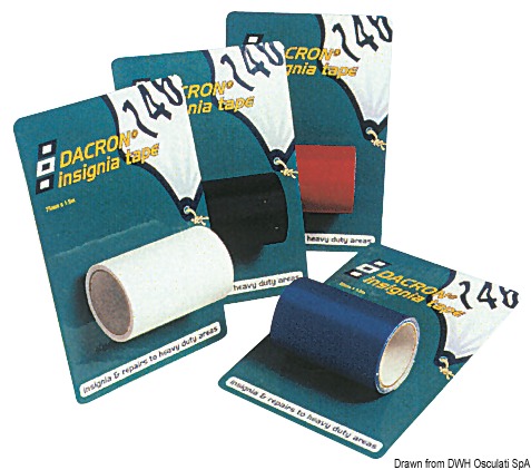 Adhesive tape 75 mm x 1.5 m white