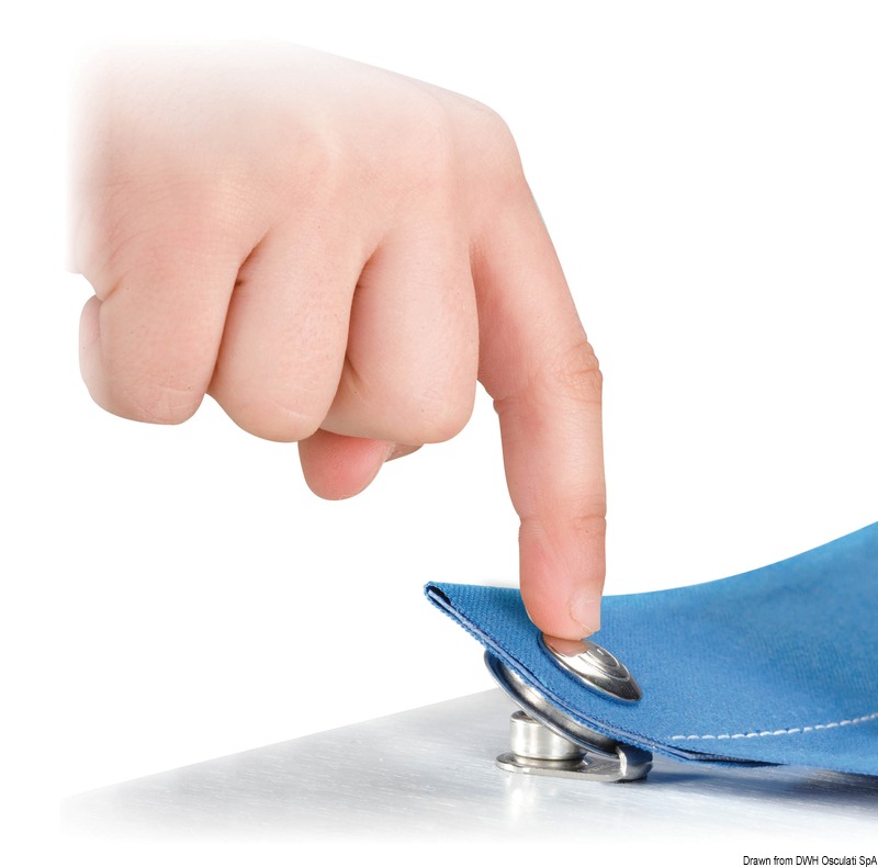 Q-SNAP A+B+C snap fasteners set+ screws