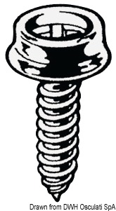 Nickel-plated brass fastener for carpet, male