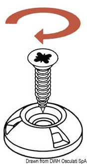 Perfix female snap fastener, white