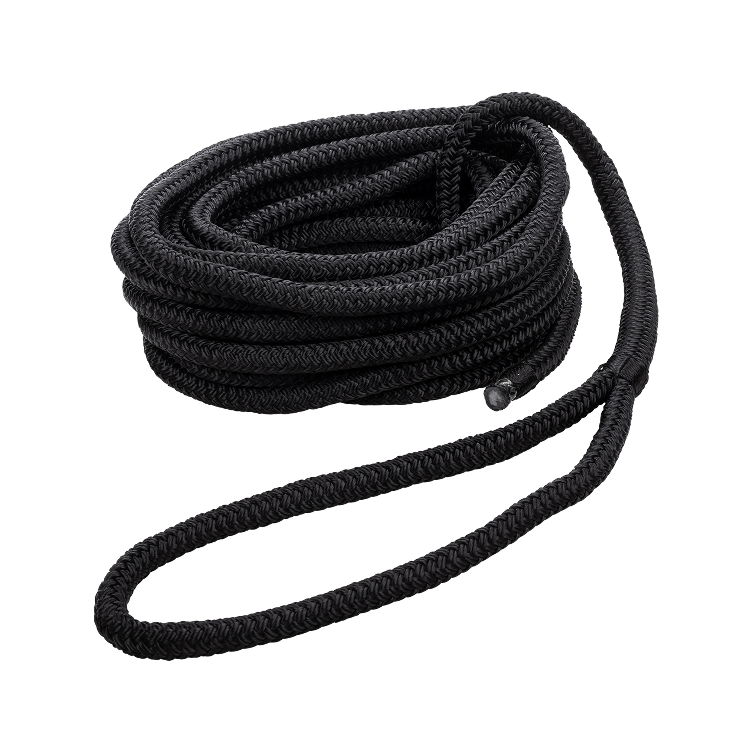 Qvarken Mooring Rope Dockline with eye 12mm 10m black
