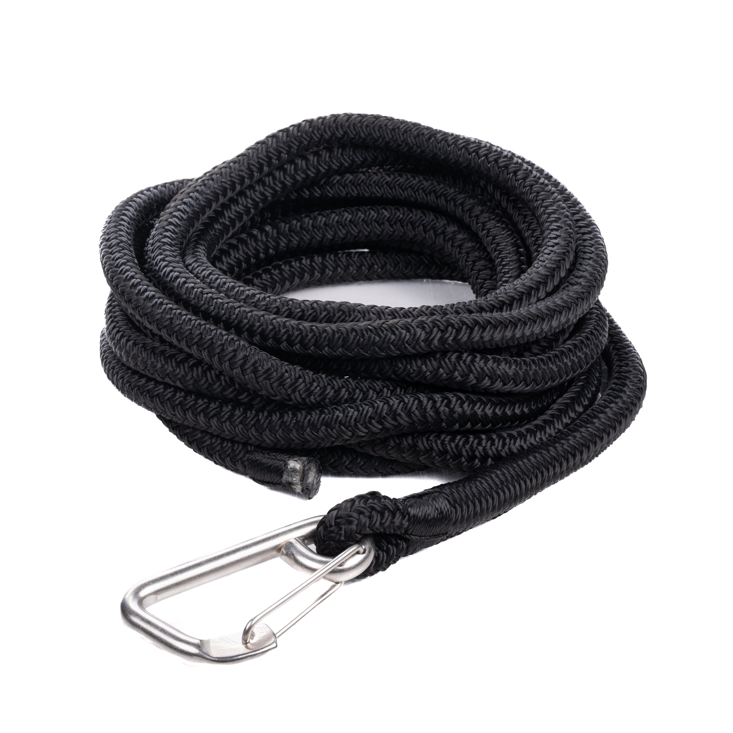 Qvarken Mooring Rope Dockline with hook 16mm 12m black
