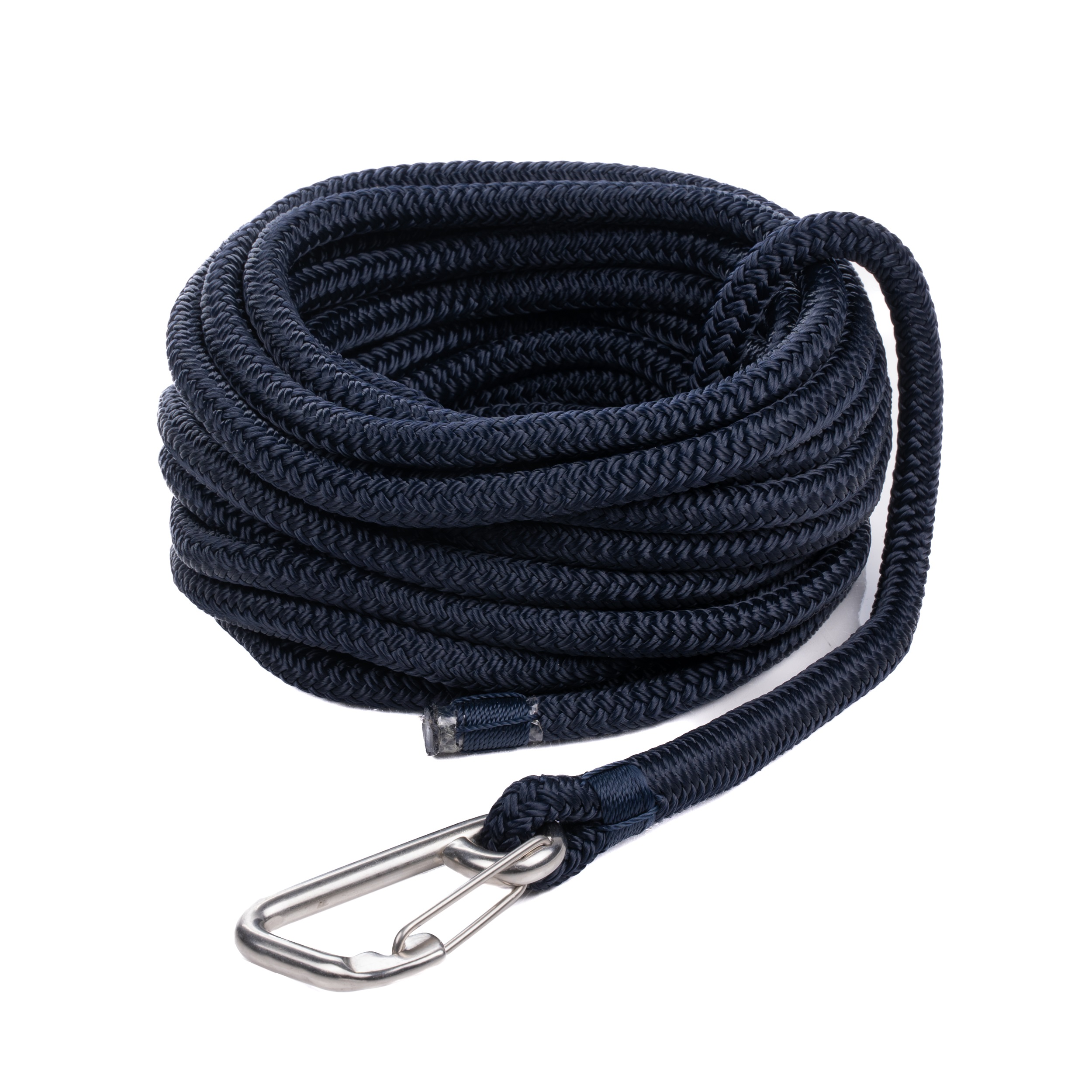Qvarken Mooring Rope Dockline with hook 12mm 6m navy