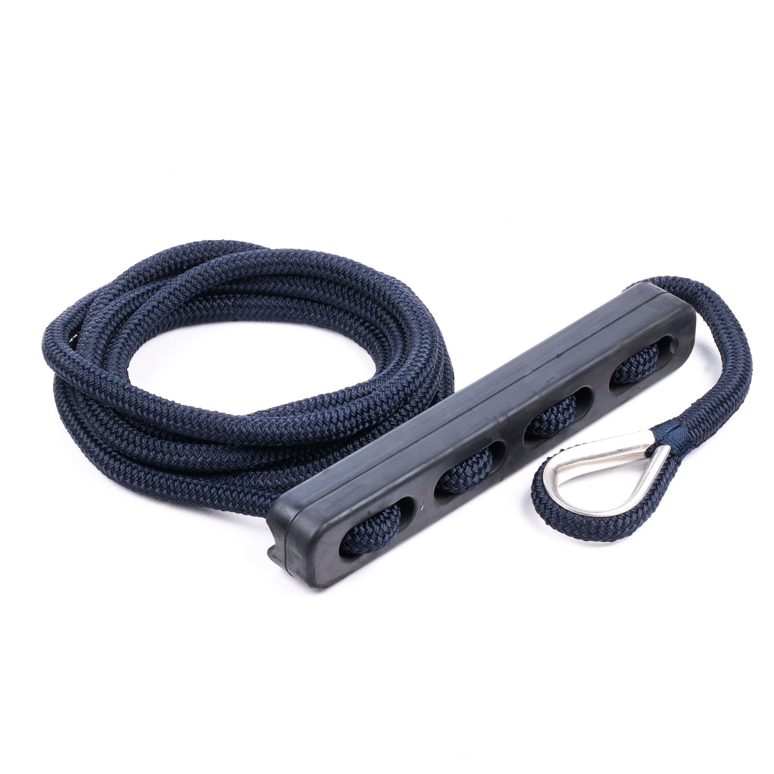 Qvarken Mooring Rope Dockline with compensator 12mm 4m navy