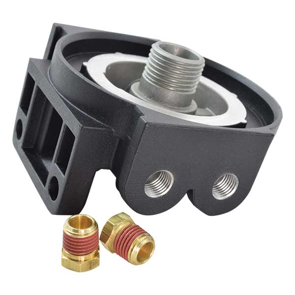 EMP 1/4" Aluminum filter head