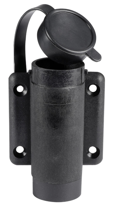 Nylon bulkhead 3 contacts black