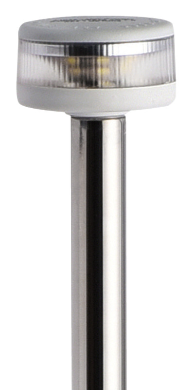 Light pole w/Evoled 360° led light white 100 cm
