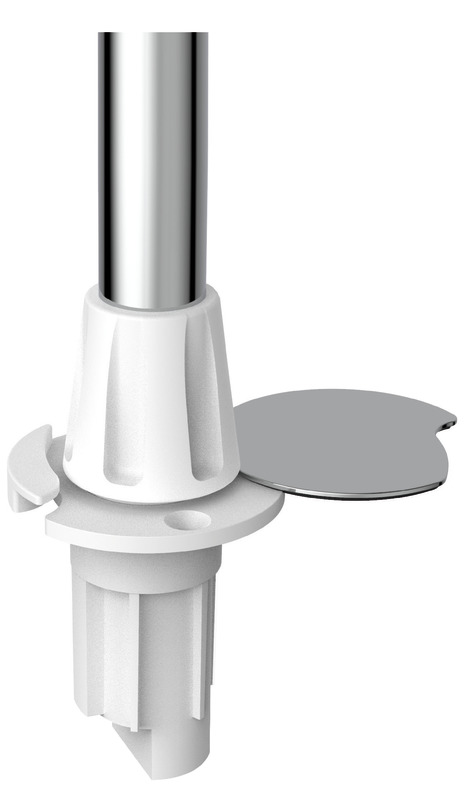 Evoled 360 ° stainless steel boom Flush 100 cm