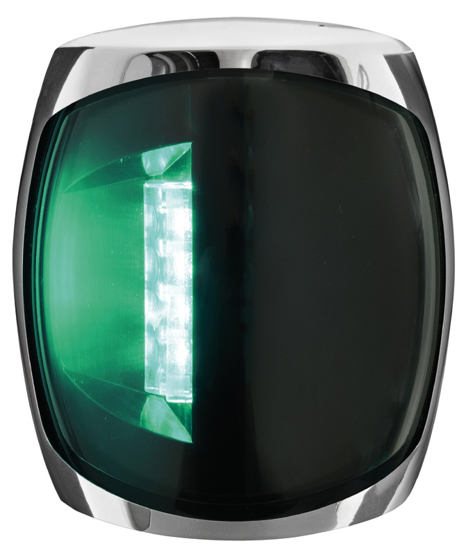 Sphera III navigation light 112.5°right inox green