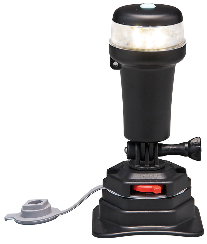 Navigation light 360° white clik-clak fork