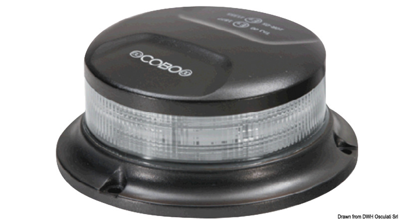 LED-double flasher blue 12/24 V